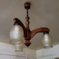 ۴عددلوستر ۸شاخه چوبی|لوستر و چراغ آویز|تبریز, |دیوار