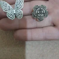 دو عدد انگشتر زنانه بسیار زیبا ومجلسی با قیمت