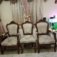 مبل سلطنتی ۹ نفره و مبل ال ۷ نفره|مبلمان خانگی و میز عسلی|شیراز, انجیر|دیوار