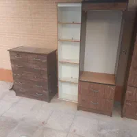 کمد لباس و دراور و جاکتابی