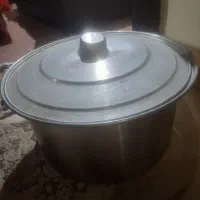 سبزی خردکن و سه عدد دیگ پلو پزی ظرف غذا خوری