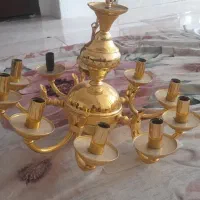 لوستر طلایی|لوستر و چراغ آویز|کرمانشاه, |دیوار