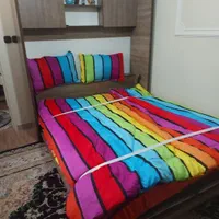 تختخواب تاشو دوماه بیشتر استفاده نشده کاملا نو|تخت و سرویس خواب|اسلام‌شهر, شهرک مفیدی|دیوار
