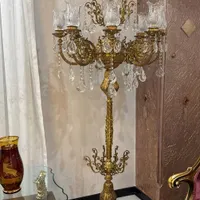 کنار سالنی کریستال و ورق طلا بسیار زیبا