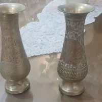 گلدان جام برنجی