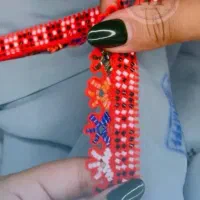 انواع کریشی روی چادر و روسری