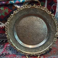 سینی قدیمی برنجی کلکسیونی