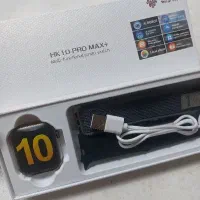 ساعت هوشمند hk 10 pro max رنگ‌رزگلد