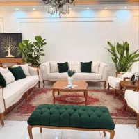 مبلمان کلاسیک کویین فرانسوی نقدواقساط|مبلمان خانگی و میز عسلی|پرند, فاز ۱|دیوار