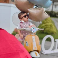 موتور شارژی کودک سه چرخ طرح وسپا|اسباببازی|قزوین, |دیوار