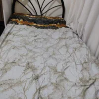 تخت فلزی تک نفره با تشک