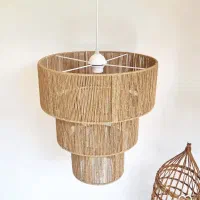 ساخت انواع لوستر مکرومه|لوستر و چراغ آویز|رشت, استقامت ۱|دیوار