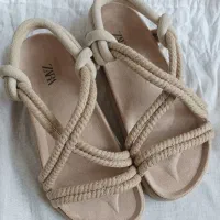 کفش چرم زارا وصندل زارا سایز41وکتونی سفیدچرم 43|کیف، کفش، کمربند|کرج, حیدرآباد|دیوار