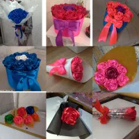 گل رز روبانی