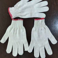دستکش کار  بافتنی نخ پنبه ایمنی