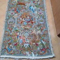 فرش دستبافت سلاطین چله ابریشم و گل ابریشم|فرش|رشت, سلیمانداراب|دیوار