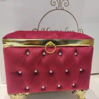 صندوقچه تک لمسه نگینی پفکی|صنایع دستی و سایر لوازم تزئینی|مشهد, عیدگاه|دیوار