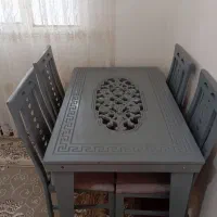 میز نهار خوری ۴نفره|میز و صندلی غذاخوری|قوچان, |دیوار
