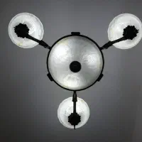 لوستر ۳ شاخه|لوستر و چراغ آویز|گنبد کاووس, |دیوار