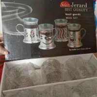 شش عدد لیوان و دو دست استکان|ظروف سرو و پذیرایی|اصفهان, جلفا|دیوار