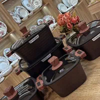 ست قابلمه مربع۱۰ پارچه زیو با گارانتی اصل|ظروف پختوپز|تبریز, |دیوار