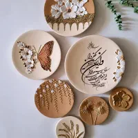 دیوار کوب سفالی دکوراتیو