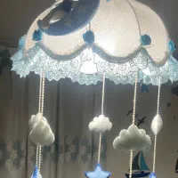 ست لوستر و آباژور اتاق کودک ۵تکه