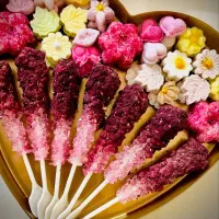 قند و نبات رنگی گیاهی در طعم های مختلف