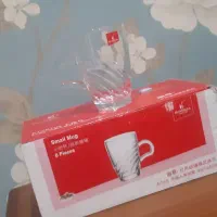 یک دست فنجان خارجی نو نو با کارتن مناسب کادو
