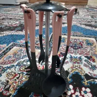 ست کفگیر ملاقه|آب‌چکان و نظم‌دهنده ظروف|کرمان, |دیوار