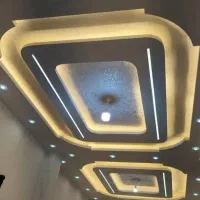 کناف کاری  کاغذ دیواری ماربل