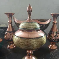 صنایع دست مس و فیروزه کاری خاتم|صنایع دستی و سایر لوازم تزئینی|آستانه اشرفیه, |دیوار