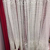 پرده تور|پرده، رانر، رومیزی|بندر انزلی, گلسرخ|دیوار