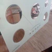 تعویض شیشه سکوریت اجاق گاز رومیزی (توکار) و طرح فر