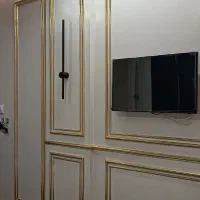 اجرای تابلو ماه ،گچبری مدرن ،پتینه،ورق طلا|تابلو، نقاشی، عکس|مشهد, هدایت|دیوار