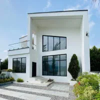 ویلا نما مدرن 3خواب پشت پارک جنگلی نور