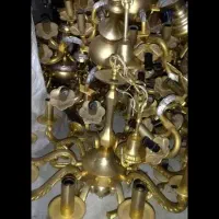 معامله لوسترهای برنجی اب طلا و برنزی به بالاترین م