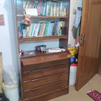 کتابخانه و دراور|کتابخانه، شلف، قفسه‌های دیواری|لاهیجان, گلستان|دیوار
