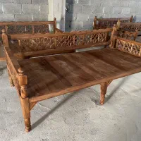 گره چینی تخت سنتی چوب روس|مبلمان خانگی و میز عسلی|بوشهر, |دیوار