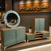 کنسول با آینه و میزتلویزیون و جاکفشی ۱۷ تومن حراج