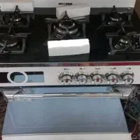 اجاق گاز متان پنج شعله طرح فر