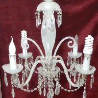 دو دستگاه لوستر بولوری ۴ شاخه