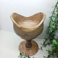 ساخت ظرف های چوبی خراطی شده و جاشمعی