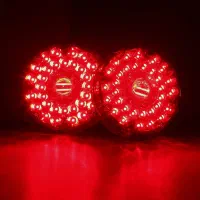 چراغ خطر LED مخصوص دامپتراک، دامپر، تریلی ..24 ولت