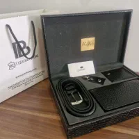 ست هدیه کیف و کمربند چهارتکه بوفالو