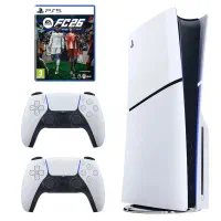 PS5 Slim دیسک خور 1TB آکبند - ریجن اروپا - دو دسته