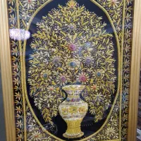 تابلو فرش طلا بافت