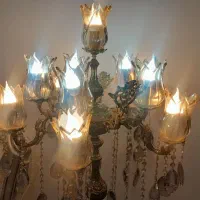 لوستر وآباژوربرنز|لوستر و چراغ آویز|قم, زاویه|دیوار