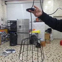 لوستر تک شعله|لوستر و چراغ آویز|رشت, گلسار|دیوار