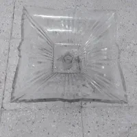 جا میوه ای شیشه و بشقاب قدیمی